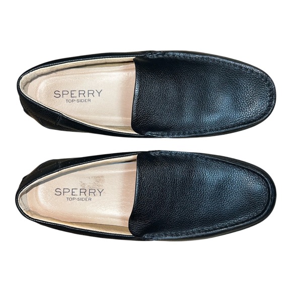 Sperry Top-Sider Hampden Venetian Driving Loafers Mens 10.5 Pebbled Leather main image 3
